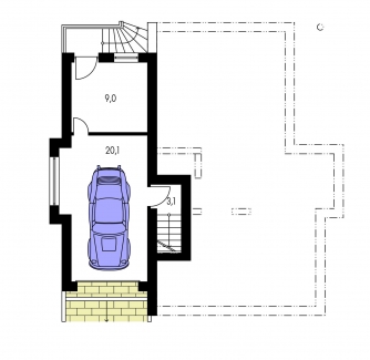 Mirror image | Floor plan of basement - TREND 280